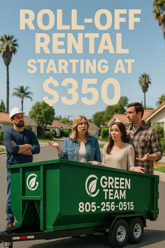 Affordable Roll-Off Dumpster Rental by Green Team image