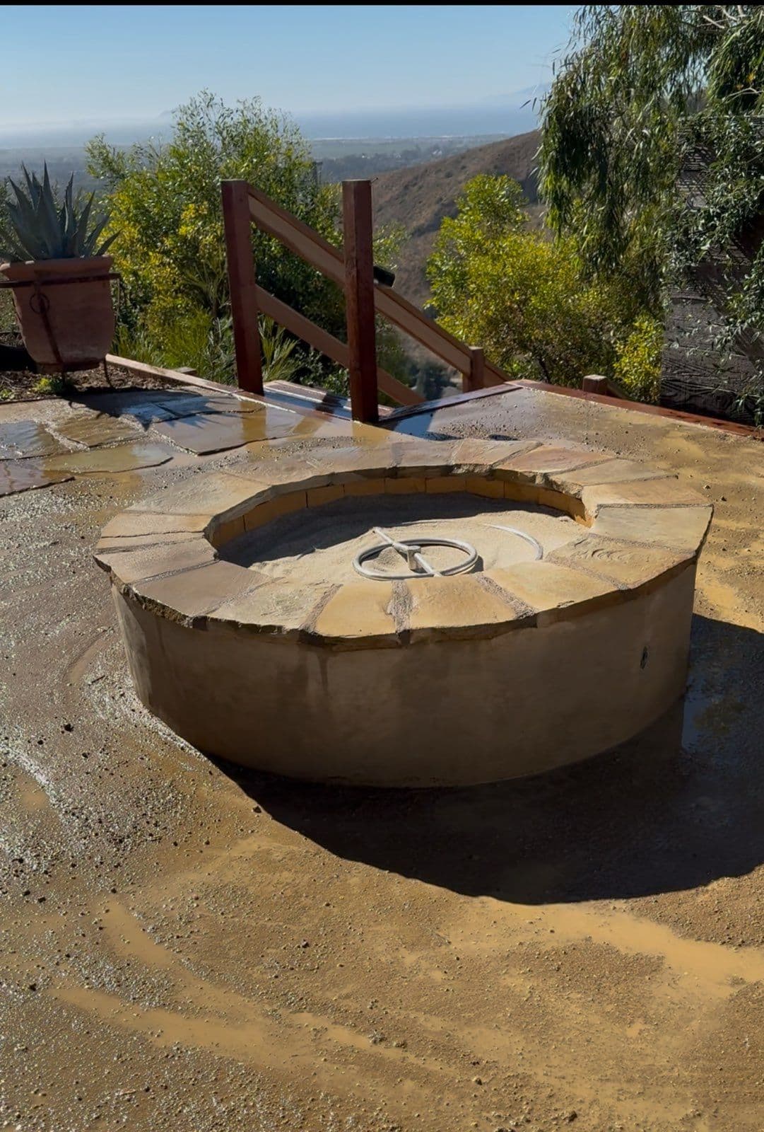 Project Outdoor Gas Fire Pit Installation image