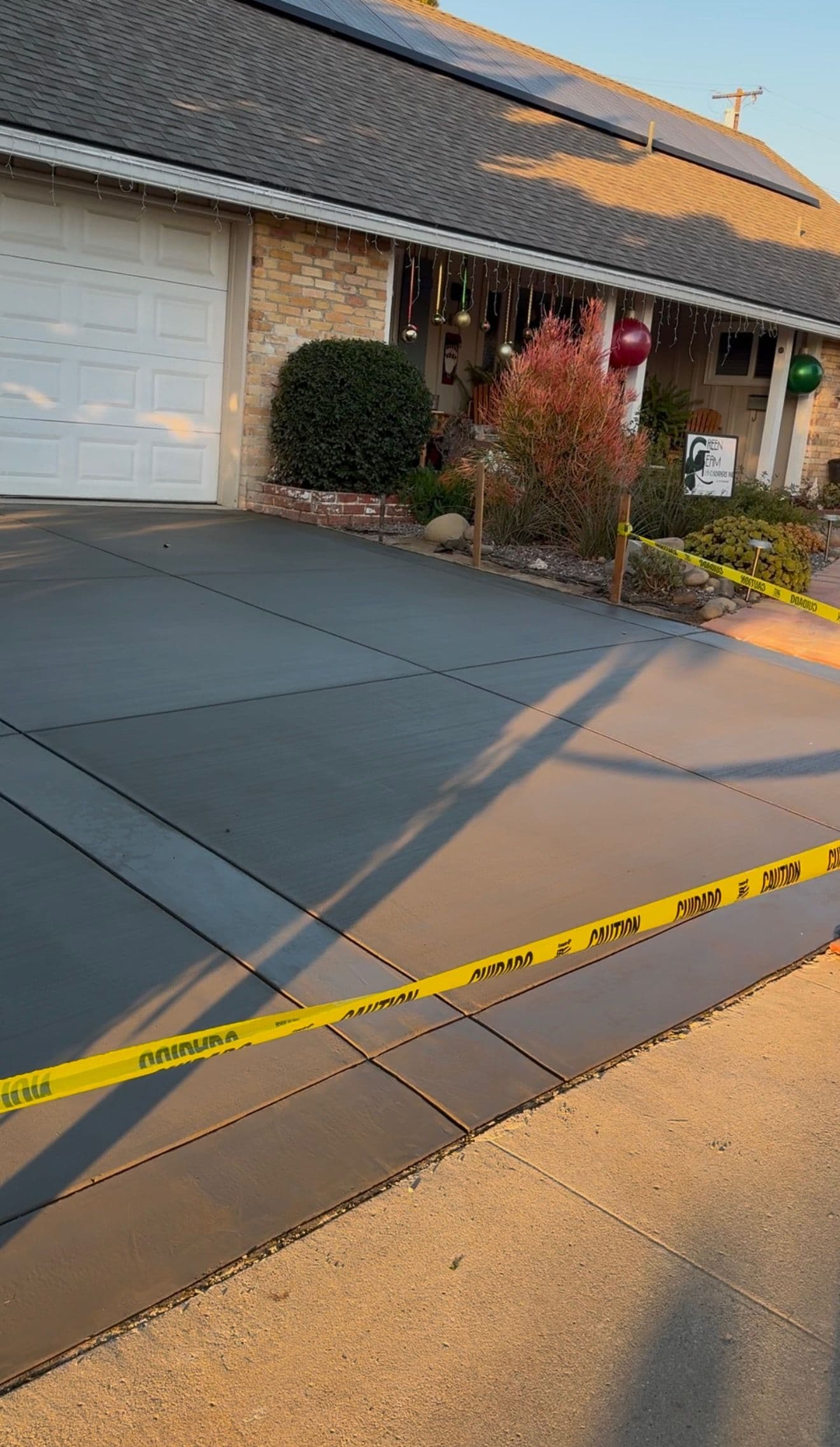 New Driveway Installation for Solar-Equipped Home image