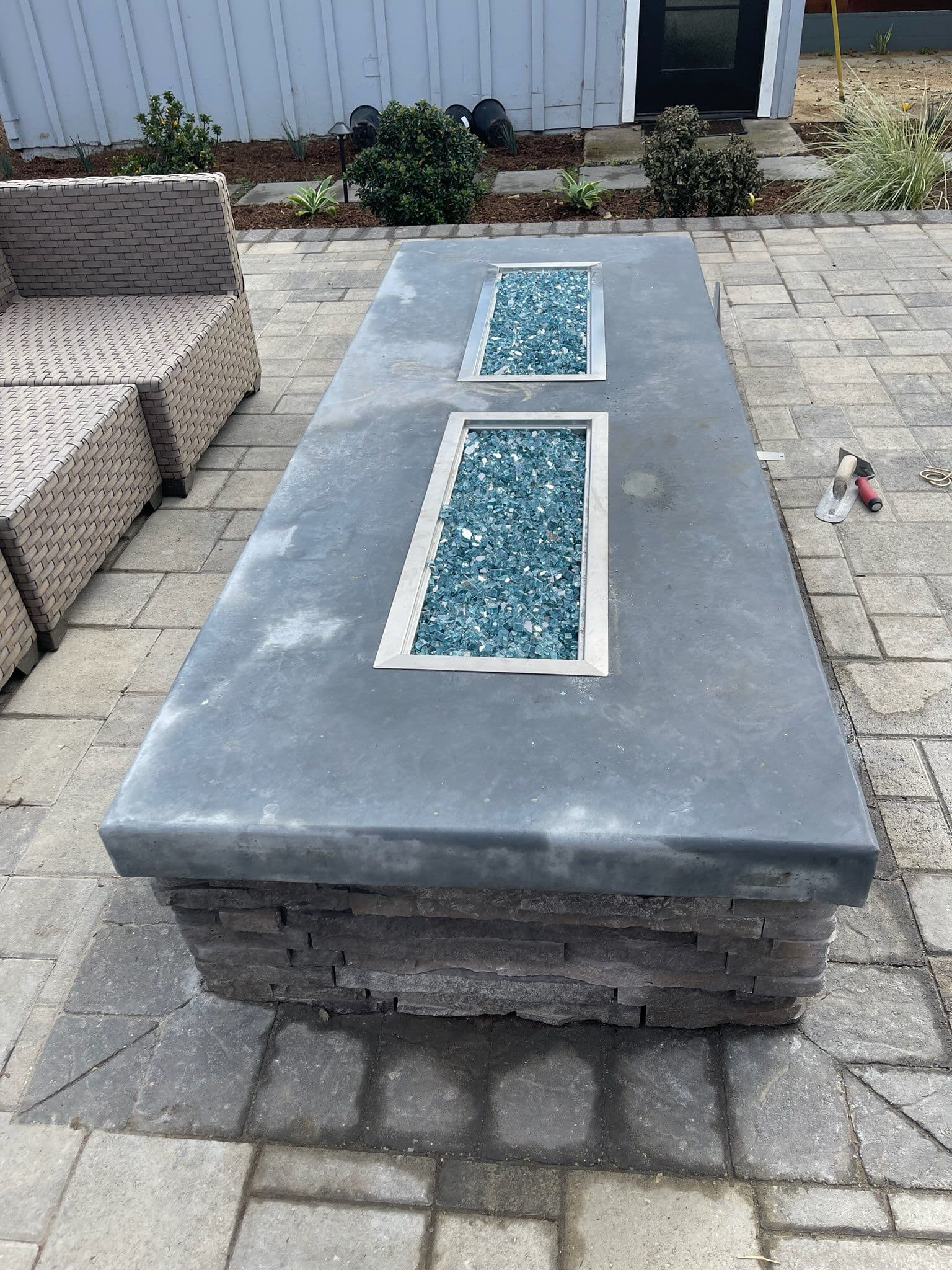 Gas Fire Pit Installation image