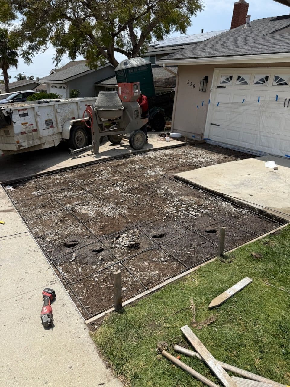 Project Concrete Preparation by Green Team Landscapers image