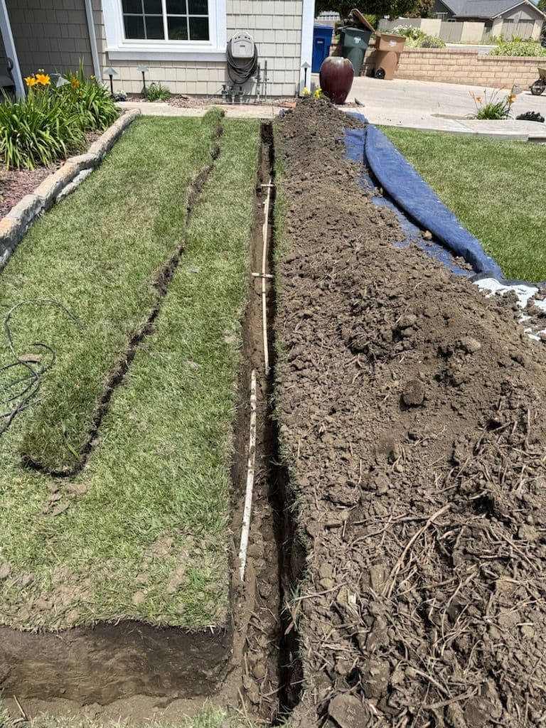Trenching for New Waterline by Green Team image