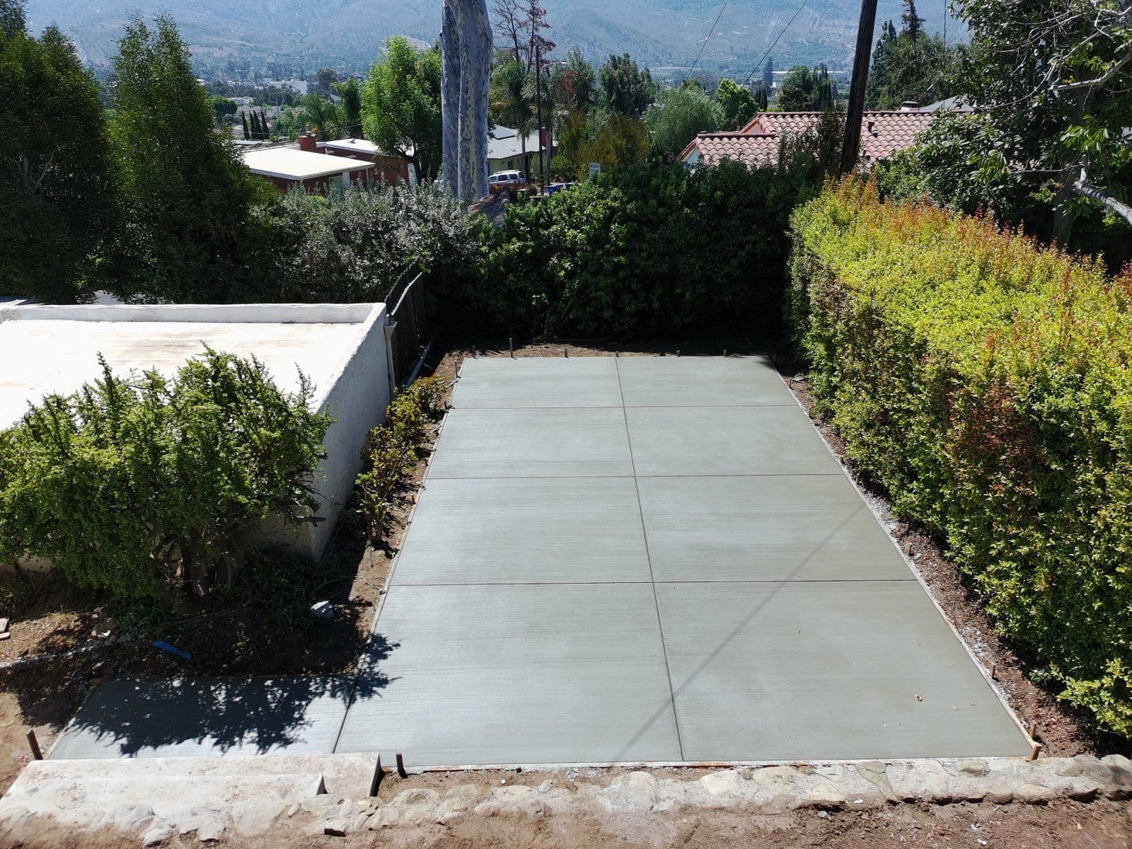Project Concrete Slab Poured for a Backyard Home Gym Build image