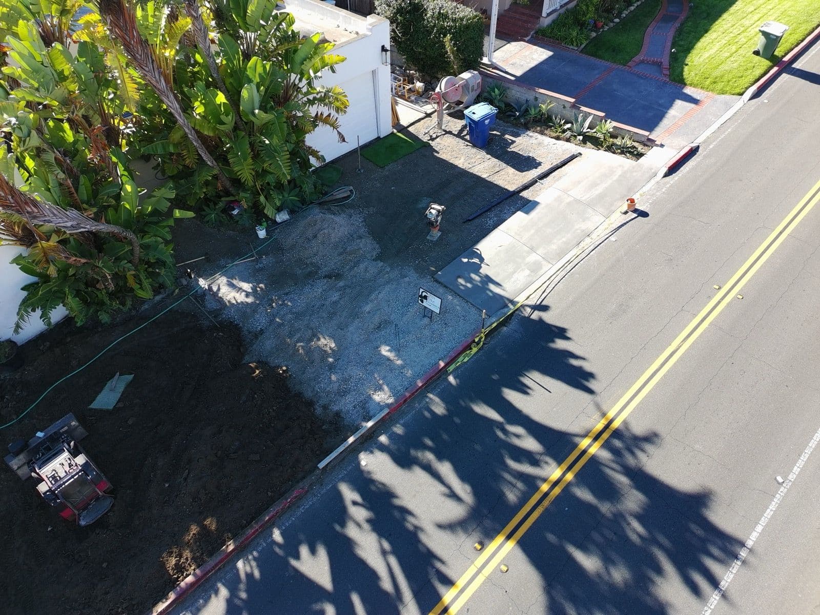 Prepping for a Beautiful New Driveway and Front Yard image